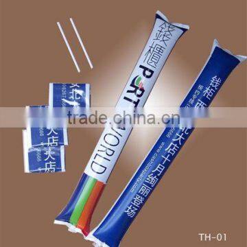 LDPE or PVC cheering stick/bang stick/thunder stick