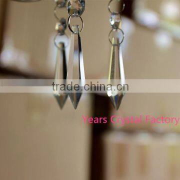 Glass Votive Candelabra Wedding Decorations Tall Crystal Candelabra Flower Arrangements Crystal Tea Light Holder photo-4