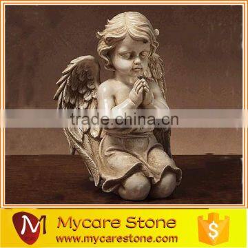 Western style praying Girls stone statuesm praying girl sculpture price