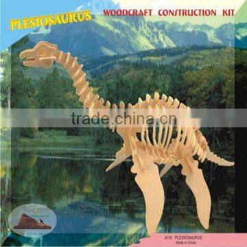 3d Dinosaur Wood Puzzle Plesiosaurus