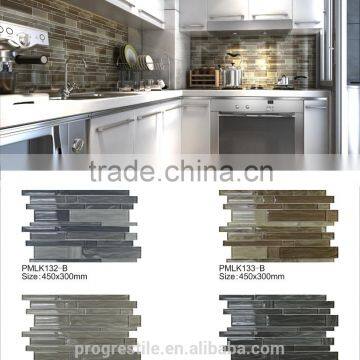 mosaic glass , crystal tiles for wall tile bathroom (PMLK132-160)