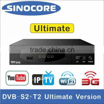 SKY MU1 DVB-S2+T2 HD RECEIVER WITH CAS/YOUTUBE/IPTV/WIFI/3G/POWERVU