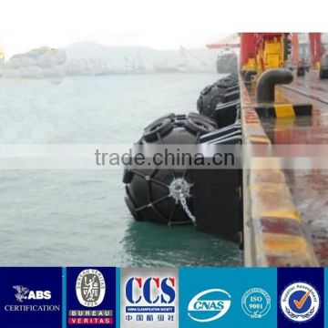 Pneumatic rubber fender for jetty