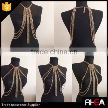 Fashion Gold Tassel Body Chain