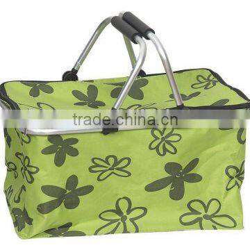 Plain folding shopping basket