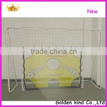 Factory Sale Inflatable Soccer Goal Post With Shooting Hole