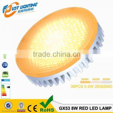 AC230v 4w5w7W8W 2835SMD CRI80 2100-6500K GX53 led lamp