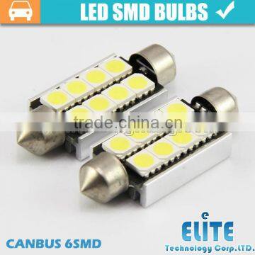 6SMD 3SMD 8SMD LED Reading Car Adapter Light White Festoon Lamp Bulb photo-4