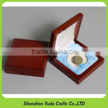 Well painted wooden coin collection box factory MDF box custom