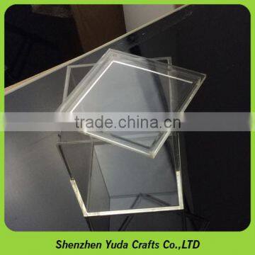 Seperated lid packaging box clear dustproof cake display box