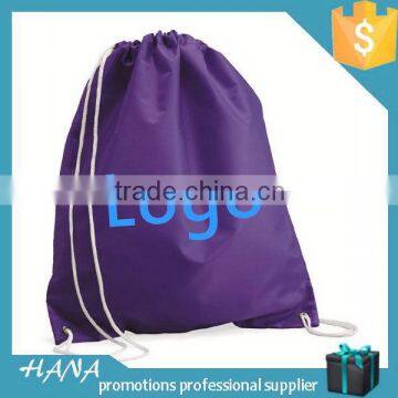 Quality best sell strong drawstring backpack nylon bag