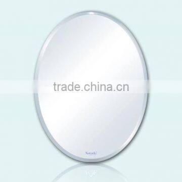 beveled oval mirror for bathroom