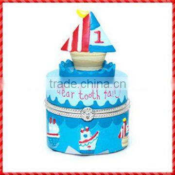 Blue lovely hot-selling tooth box wholesale