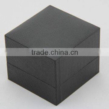 High Quality Small Black Square Ring Box With Custom Logo photo-2