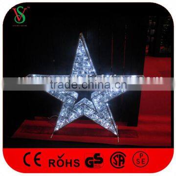 LED Outdoor Decorative Christmas 3D Star Motif Lights