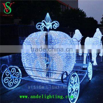 Shopping Center Acrylic Running Horse Christmas Decorative Light