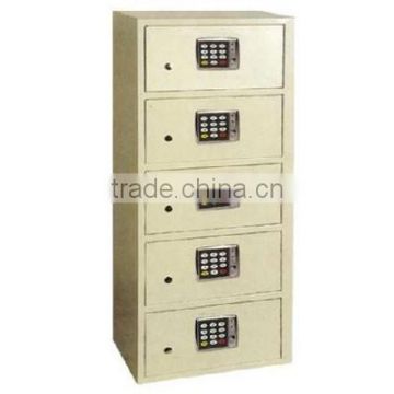 Combination safe with electronic lock