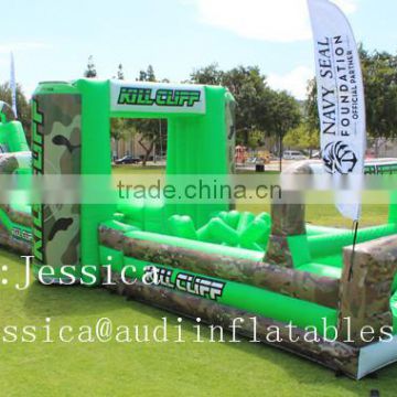 Ultimate Survivor Challenge inflatable obstacle course- Kill Cliff for sale