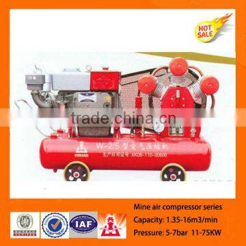 Kaishan W-2.5/5-gd Diesel Piston air compressor for mining