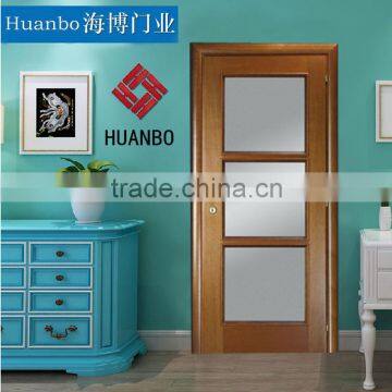 Mahogany Interior Solid Wood Entry pvc mdf Door