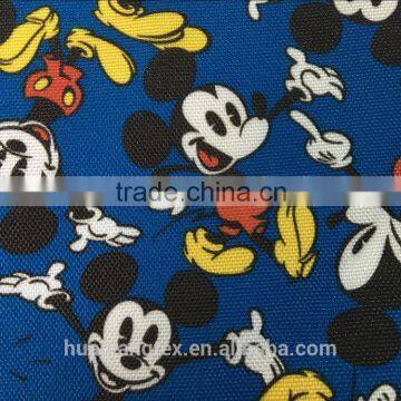 Cute Mickey Minnie Mouse Print Oxford Fabric for School Bag Shopping Bag
