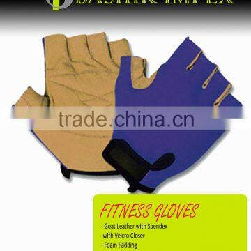 NICE BODYBUILDING FITNESS GLOVES KNITED BACK, WORKOUT GLOVES, LEATHER GLOVES