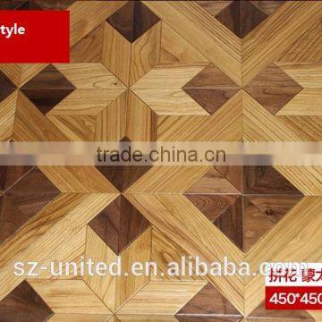 New design montage style parquet wood flooring