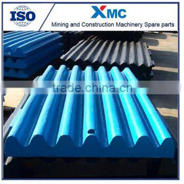 PEX-250*1200 , brand movable/swing and fixed jaw plate for jaw stone crusher spare parts 250X400,250x1200