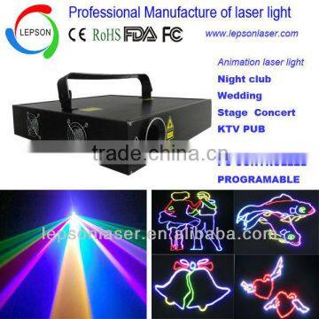 RGB full color animation DJ laser lighting