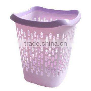 high quality good design hollow out plastic dustbin injection mould