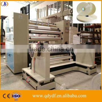 YDF-FQ Vertical Type Automatic Plastic PVC PET BOPP Film Paper Roll Slitting and Rewinding Machine With Flat Knife