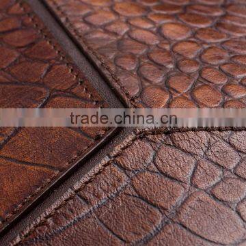 QIALINO New 2016 Vintage Leather Briefcase Leather Man Laptop Bag for Macbook Air/pro 12 13 photo-3