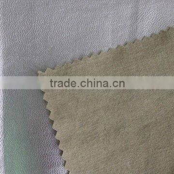 China pu faux leather with wet process