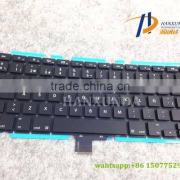 100% NEW Original A1278 SP EP Spain keyboard for macbook 13 Spanish version Wholesale