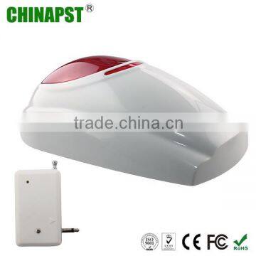 wireless outdoor siren and strobe with battery weatherproof with strobe light PST-OFS03