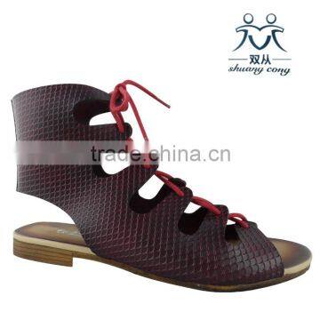 Sophia Kokosalaki calceus Roman sandal flat ladies shoes in china