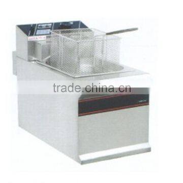 Commercial Stainless steel Electric Deep Fryers with 1-Tank 1-Basket