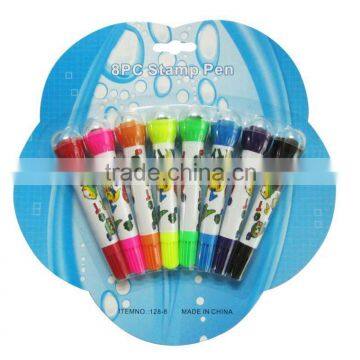 8 pcs stamp pen