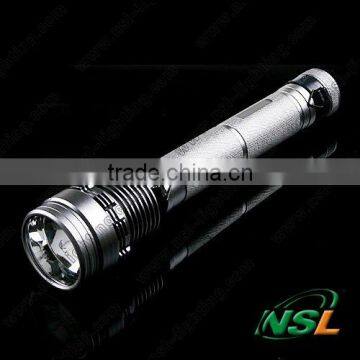 Adjustable Focus 50W/38W Dual Power Police Xenon HID Flashlight Spot Tactical Torch Hunting Light