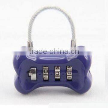 Promotional Bone Shaped Luggage Padlock