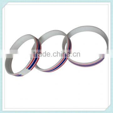 Rubber Silicon Chip Wristband Rubber Charm Bracelet 2015