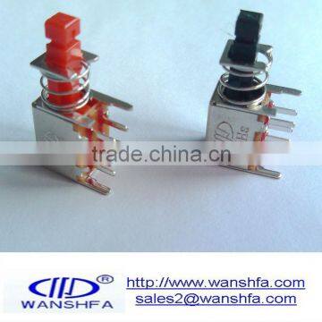 PS-22F03 50V DC Self-lock Push Switch
