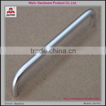 Popular Sand Silver anodized aluminum alloy bent kichen cabinet handle V