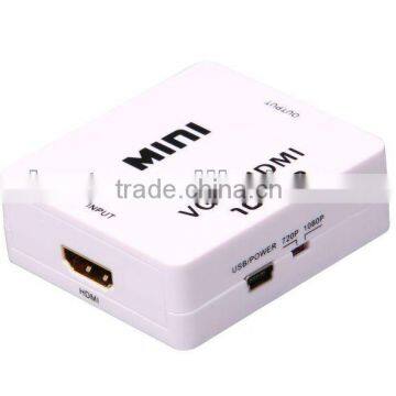 MINI VGA TO HDMI UP SCALER 1080P Supports up to 1920x1080@60Hz