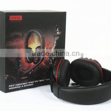 New Design Gaming Headset for PS4 With Microphone Earphone