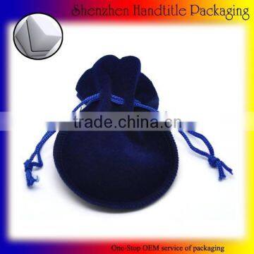 Newest Black Drawstring Velvet Pouch for Hardward Accessories