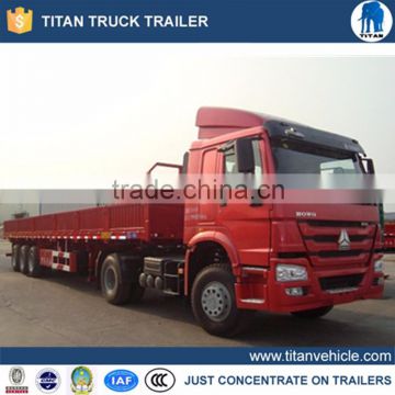 18 wheeler sino truck trailer flatbed