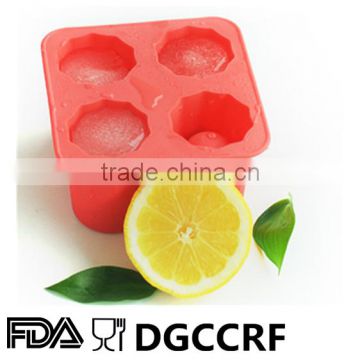 4 Cups Silicone Rubber Shot Glass Silicone Ice Cup Mold