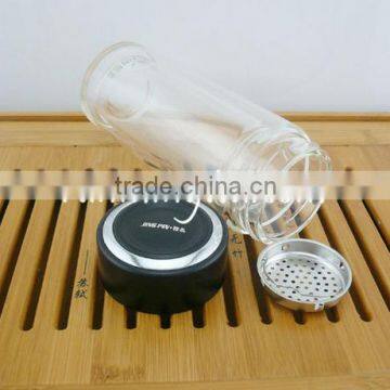 Double Wall Glass Tea Tumbler Tea photo-3