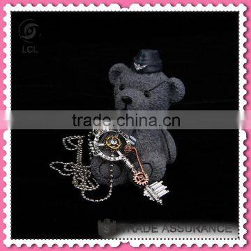 Steampunk Men Necklace Key Pendant, Vintage Steampunk Jewelry photo-3